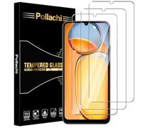 Pollachi for Xiaomi Redmi 13C/Poco C65 Screen Protector [3 Pack] Tempered Glass Film,9H Hardness,Shatterproof,Anti Fingerprints,No Bubbles Protective Film Designed for Redmi 13C/Poco C65