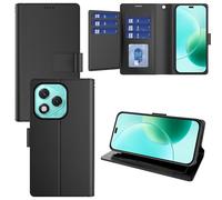 Pollachi Phone Case for Honor 400 Lite 5G(9 Cards),Honor 400 Lite 5G Accessories Flip Magnetic Case,PU Leather Foldable Wallet Cover with Reid Blocking,Holder and Stand[Black]