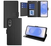 Pollachi Phone Case for Samung Galaxy S25 Edge 5G(9 Cards),Samung Galaxy S25 Edge 5G Accessories Flip Magnetic Case,PU Leather Foldable Wallet Cover with Reid Blocking,Holder and Stand[Black]