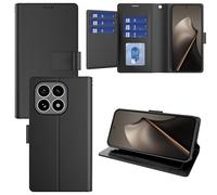 Pollachi Phone Case for Xiaomi 15T(9 Cards),Xiaomi 15T Accessories Flip Magnetic Case,PU Leather Foldable Wallet Cover with Reid Blocking,Holder and Stand[Black]