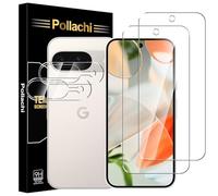 Pollachi Tempered Glass for Google Pixel 9 5G Screen Protector 2 Pack+2 Pack Camera lens protector,Google Pixel 9 9H Tempered Glass Screen Protector,9H Hardness,Anti-Scratch,No Bubbles