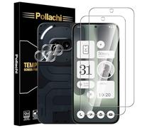 Pollachi Tempered Glass for Nothing Phone 2a/2a Plus Screen Protector 2 Pack+2 Pack Camera lens protector,Nothing Phone 2a/2a Plus 9H Tempered Glass Screen Protector,9H Hardness,Anti-Scratch