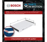 Bosch Car Cabin Filter M2059 (1987432059) Pollen Filter - OE Quality - Fits Fiat Multipla