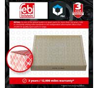 Febi 30743 Cabin Filter Fits Vauxhall