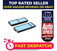 Cabin Pollen Filter X2 Fits Mazda Mazda3 Mazda5 LHD Only Blue Print ADM52508