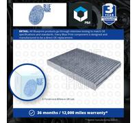 Pollen / Cabin Filter fits VW GOLF 91 to 06 Blue Print 1J0819644 JZW819653 New