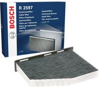 Bosch R2597 Activated Carbon Cabin Filter, Replacement Filter - Against Unpleasant Smells, Pollen and Dust for Cleaner Air Inside the Vehicle