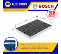Bosch R5560 Activated Carbon Cabin Filter, Replacement Filter - Against Unpleasant Smells, Pollen and Dust for Cleaner Air Inside the Vehicle