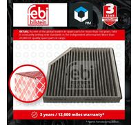 FILTER INTERIOR AIR FOR AUDI A6 4G2 4GC C7 CKVC CDUD CDUC CKVB FEBI BILSTEIN