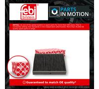 Cabin filter Activated Carbon Filter 37114 FEBI BILSTEIN for BMW 1 Sports Hatch