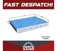 Pollen / Cabin Filter fits BMW 525D F10, F11 2.0D 3.0D 10 to 17 Mahle Quality