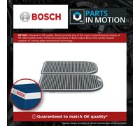 Bosch Cabin Air Pollen Filter 1987 432 362 - Activated Carbon H30mm - Set for BMW 7