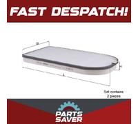Pollen / Cabin Filter fits BMW 735 E38 3.5 96 to 01 Mahle 2339888 64118390377