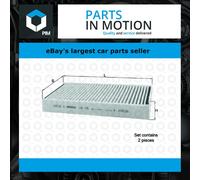 Pollen / Cabin Filter fits BMW X2 F39 1.5 2.0 1.5D 2.0D 2017 on Mahle Quality