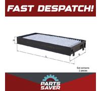 Pollen / Cabin Filter fits BMW X5 F15 2.0D 13 to 18 Mahle 64116945594 Quality