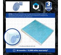 Pollen / Cabin Filter fits BMW X6 4.4 Right 07 to 19 Blue Print 64316945596 New