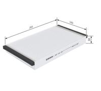 BOSCH Cabin Filter for Fiat Multipla 16V 182B6.000 1.6 April 2002 to April 2010