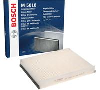 Bosch M5018 Standard Cabin Filter, Replacement Filter - Filters Pollen and Dust for Cleaner Air Inside the Vehicle