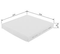 Pollen / Cabin Filter fits HONDA CR-V Mk4 RE6 1.6D 13 to 18 Bosch 08R79SEA000A