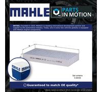 Pollen / Cabin Filter fits HONDA FR-V BE1 1.7 2004 on D17A2 Mahle 80292S7A003