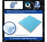 Pollen / Cabin Filter fits HONDA JAZZ Mk3, Mk4 1.3 2008 on Blue Print Quality