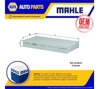 Pollen / Cabin Filter fits HONDA FR-V BE5 2.2D 2005 on N22A1 Mahle 08291S5A003