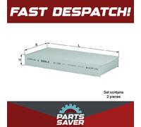 Pollen / Cabin Filter fits HONDA FR-V BE5 2.2D 2005 on N22A1 Mahle 08291S5A003