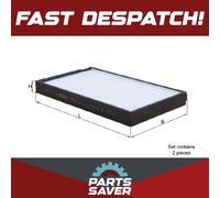 Pollen / Cabin Filter fits HYUNDAI iLoad TQ 2.5D 2008 on D4CB Mahle 976174H000