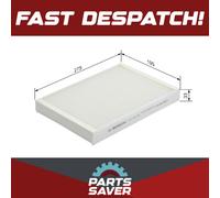 Pollen / Cabin Filter fits VOLVO V60 157, Mk1 10 to 18 Bosch 30733894 30767022