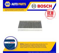 Pollen / Cabin Filter fits JEEP COMPASS MP 1.3 1.4 1.6D 2.0D 2017 on Bosch New