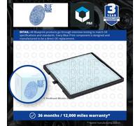 BLUE PRINT ADG02516 Pollen filter