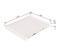 Bosch 1 987 432 253 Interior Air Filter Fits Kia Venga 1.6 CVVT 1.4 CRDi 90