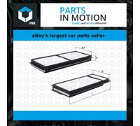 Pollen / Cabin Filter LA346/S Mahle B32L61J6X BP4K61A03 BP4K61J6X BP4K61J6X9A