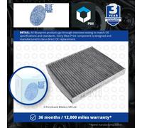 Pollen / Cabin Filter fits VW FOX 5Z 1.2 1.4 1.4D 05 to 11 Blue Print JZW819653A