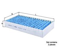 Pollen / Cabin Filter fits MERCEDES GL450 X164 4.7 4.0D 06 to 12 Mahle Quality