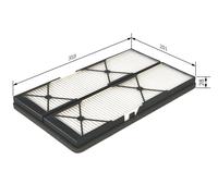 Bosch Car Cabin Filter M2044 - 1987432044