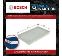 Pollen / Cabin Filter fits MERCEDES VITO W639 3.2 03 to 10 M112.951 Bosch New
