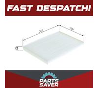 Bosch M2238 Standard Cabin Filter, Replacement Filter - Filters Pollen and Dust for Cleaner Air Inside the Vehicle