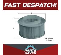 Mahle Cabin Pollen Air Particulate Filter LA15/S Fits Porsche 911 - Pack of 2