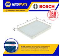 Bosch M2114 Standard Cabin Filter, Replacement Filter - Filters Pollen and Dust for Cleaner Air Inside the Vehicle