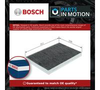 Bosch R5560 Activated Carbon Cabin Filter, Replacement Filter - Against Unpleasant Smells, Pollen and Dust for Cleaner Air Inside the Vehicle