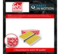 Pollen / Cabin Filter fits RENAULT MASTER Mk3 2.3D 2010 on 272773608R Febi New