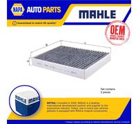 Pollen / Cabin Filter fits ROLLS ROYCE Mahle 64115A1BDB7 64116996209 64119366403