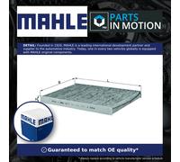 MAHLE LAK31 Cabin Pollen Interior Air Filter 284mm Length For Audi Seat Skoda VW