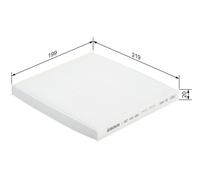 Bosch Car Cabin Filter M2088 - 1987432088