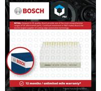 BOSCH Cabin Filter for Land Rover Range Rover P400 MHEV 3.0 May 2019 to Present