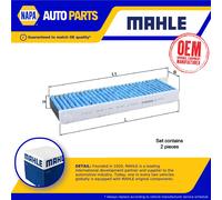 Pollen / Cabin Filter fits TOYOTA PROACE 2016 on Mahle SU001A6185 Quality New