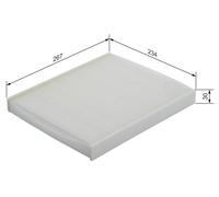 Bosch Car Cabin Filter M2038 - 1987432038