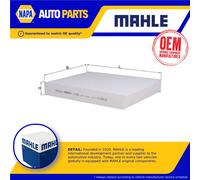 Pollen / Cabin Filter fits VAUXHALL VIVARO X82 1.6D 2014 on Mahle Quality New
