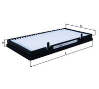 Pollen / Cabin Filter fits VAUXHALL VIVARO X83 2.0 1.9D 2.0D 2.5D 01 to 14 Mahle